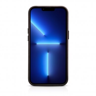 Dėklas iCarer Oil Wax Premium Leather Case iPhone 14 Pro Max (MagSafe) Rudas (WMI14220704-BN) 2