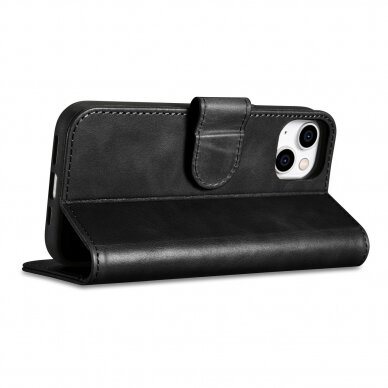 Dėklas iCarer Oil Wax Wallet Case 2in1 Case iPhone 14 Juodas (WMI14220721-BK) 7 Dėklas iCarer Oil Wax Wallet Case 2in1 Case iPhone 14 Juodas (WMI14220721-BK) 7