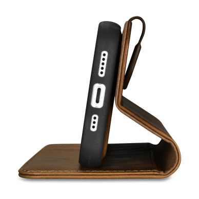 Dėklas iCarer Oil Wax Wallet Case 2in1 Cover iPhone 14 Rudas (WMI14220722-TN) 7 Dėklas iCarer Oil Wax Wallet Case 2in1 Cover iPhone 14 Rudas (WMI14220722-TN) 7