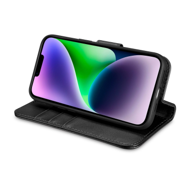 Dėklas iCarer Wallet Case 2in1 Cover iPhone 14 Plus Juodas (WMI14220727-BK) 8 Dėklas iCarer Wallet Case 2in1 Cover iPhone 14 Plus Juodas (WMI14220727-BK) 8