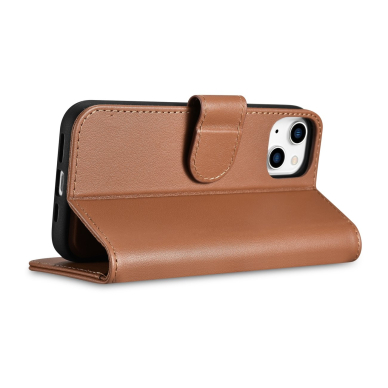 Dėklas iCarer Wallet Case 2in1 Cover iPhone 14 Plus Rudas (WMI14220727-BN) 15 Dėklas iCarer Wallet Case 2in1 Cover iPhone 14 Plus Rudas (WMI14220727-BN) 15