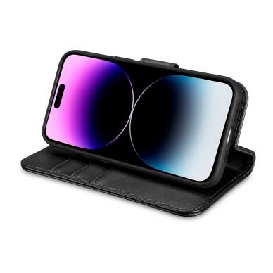 Dėklas iCarer Wallet Case 2in1 Cover iPhone 14 Pro Juodas (WMI14220726-BK) 8 Dėklas iCarer Wallet Case 2in1 Cover iPhone 14 Pro Juodas (WMI14220726-BK) 8