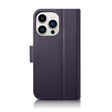 Dėklas iCarer Wallet Case 2in1 Cover iPhone 14 Pro Max Violetinis (WMI14220728-DP) 1 Dėklas iCarer Wallet Case 2in1 Cover iPhone 14 Pro Max Violetinis (WMI14220728-DP) 1