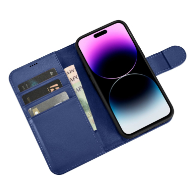 Dėklas iCarer Wallet Case 2in1 Cover iPhone 14 Pro Max Mėlynas (WMI14220728-BU) 9 Dėklas iCarer Wallet Case 2in1 Cover iPhone 14 Pro Max Mėlynas (WMI14220728-BU) 9