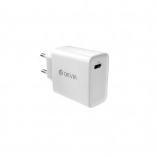 Įkroviklis buitinis Devia Smart PD Quick Charge 20W baltas