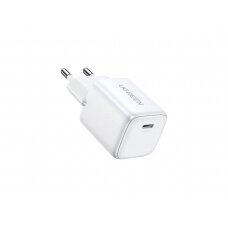 Įkroviklis buitinis Ugreen CD319 Nexode GaN USB-C 30W baltas