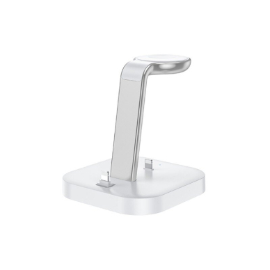 Įkroviklis belaidis Hoco CW43 Graceful 3-in-1 baltas Įkroviklis belaidis Hoco CW43 Graceful 3-in-1 baltas