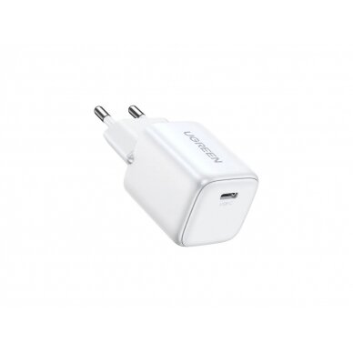 Įkroviklis buitinis Ugreen CD319 Nexode GaN USB-C 30W baltas Įkroviklis buitinis Ugreen CD319 Nexode GaN USB-C 30W baltas