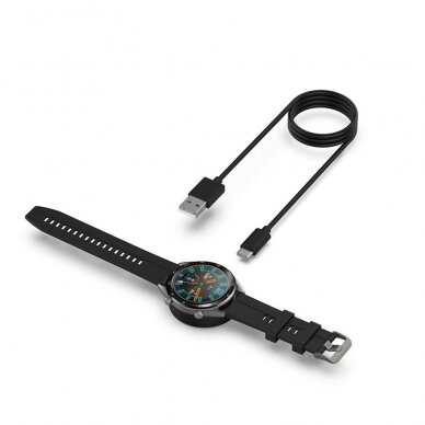 [Užsakomoji prekė] Įkroviklis  Huawei Watch, Honor Watch, USB, 3.5W - Techsuit (THC3) - Juodas 7