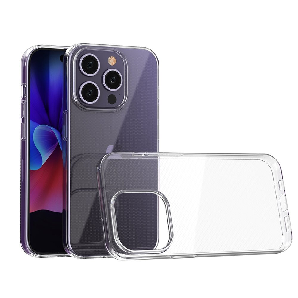 iPhone 15 Pro case from the Ultra Clear series in transparent color iPhone 15 Pro case from the Ultra Clear series in transparent color