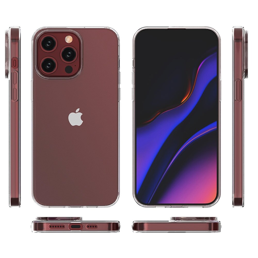 Dėklas Ultra Clear iPhone 15 Pro Max Permatomas 3 Dėklas Ultra Clear iPhone 15 Pro Max Permatomas 3