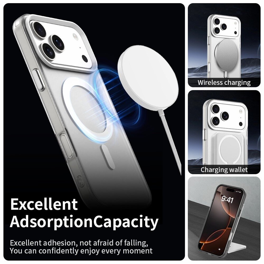 iPhone 18 Pro Max / 17 Pro Max PC PET TPU Hybrid Magnetic Case - White ...