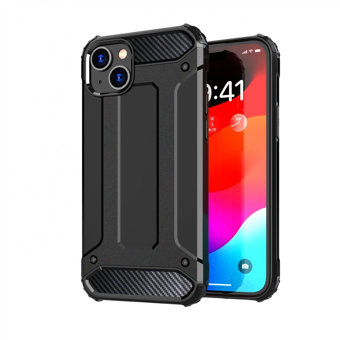 Dėklas Hybrid Armor iPhone 15 Plus - Mėlynas 1 Dėklas Hybrid Armor iPhone 15 Plus - Mėlynas 1