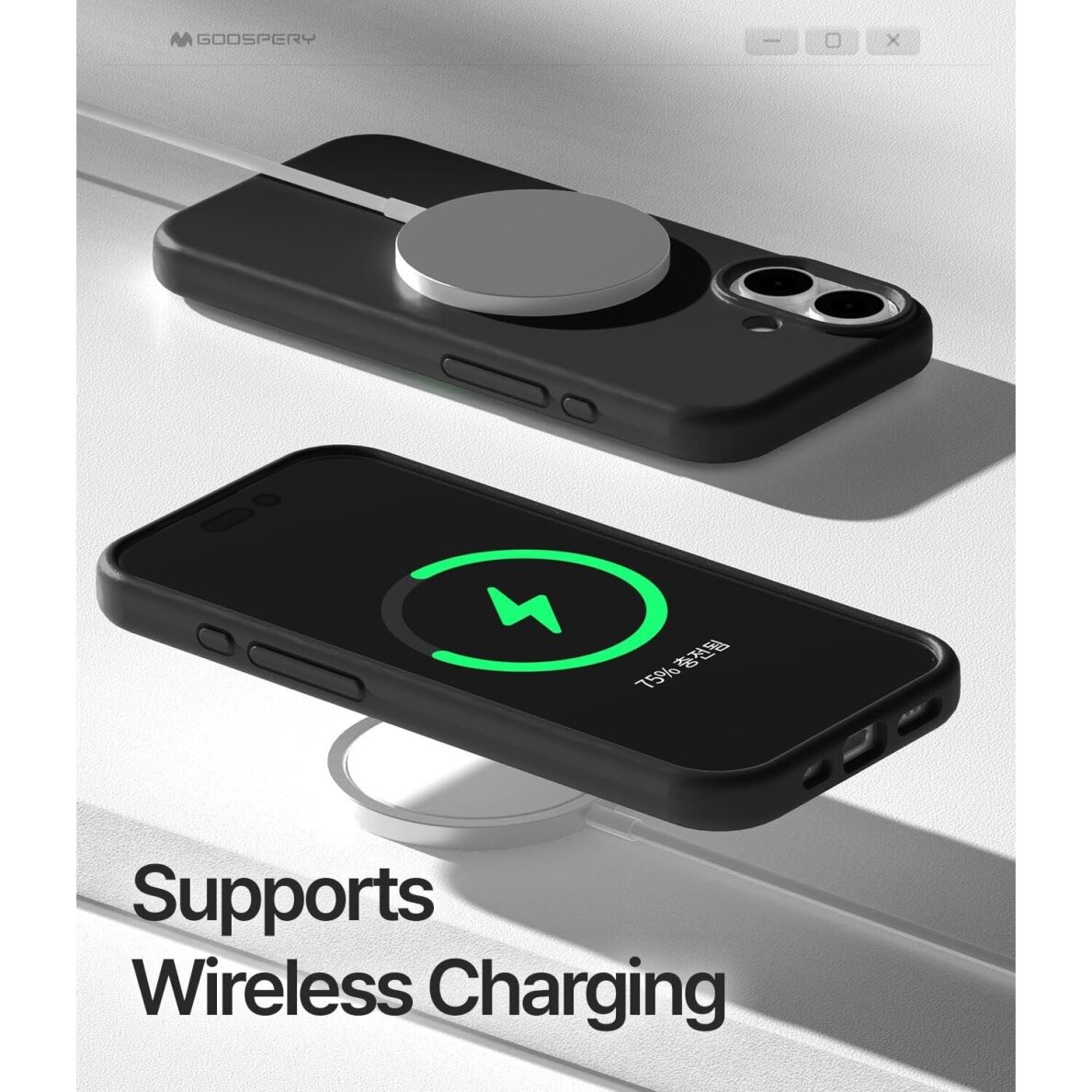 iPhone 16 Pro Max Mercury LSR Soft dėklas – juodas 2