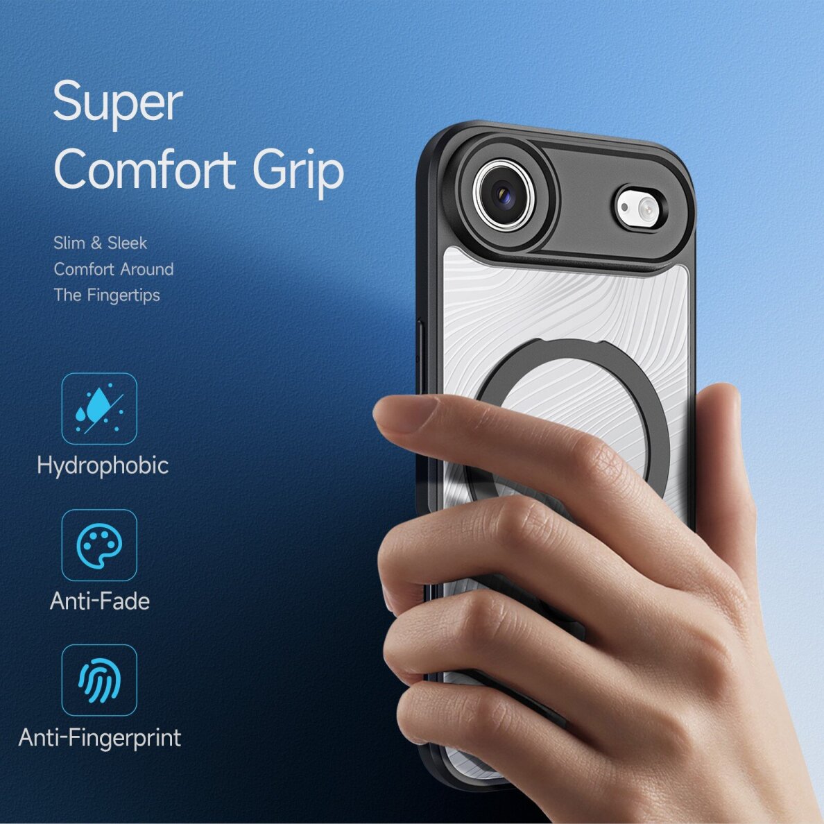 iPhone 17 Air Dux Ducis Aimo Magnetic Stand dėklas 3 iPhone 17 Air Dux Ducis Aimo Magnetic Stand dėklas 3