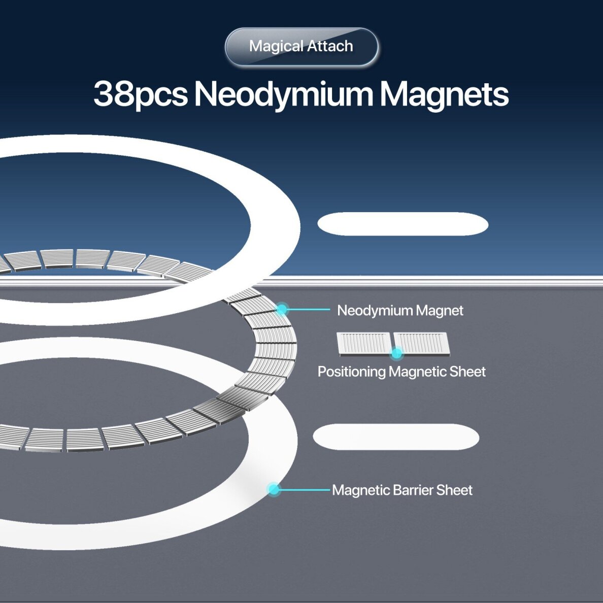 iPhone 17 Dux Ducis Clin MagSafe dėklas – skaidrus 1