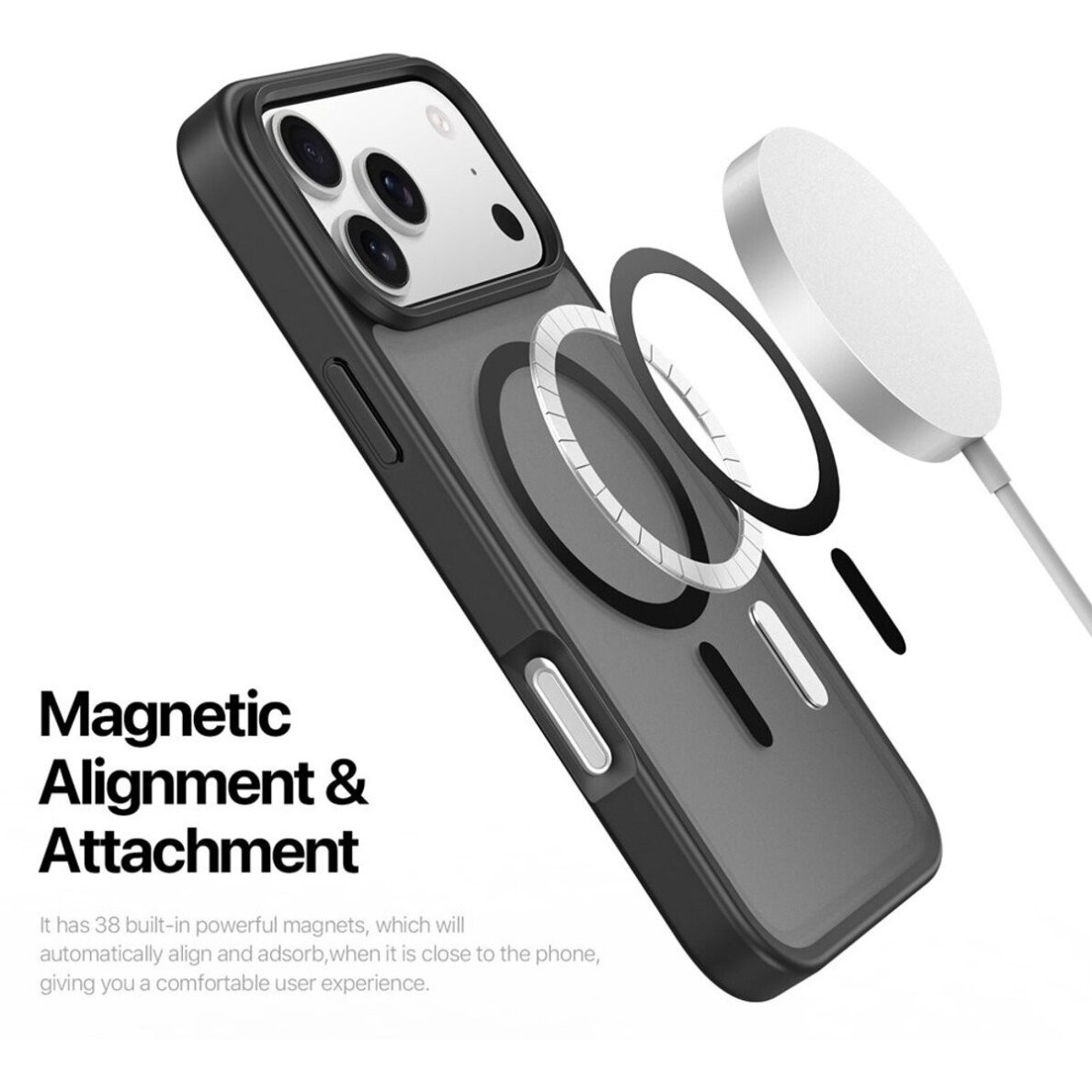 iPhone 17 Pro Max Dux Ducis Yind dėklas – juodas 2