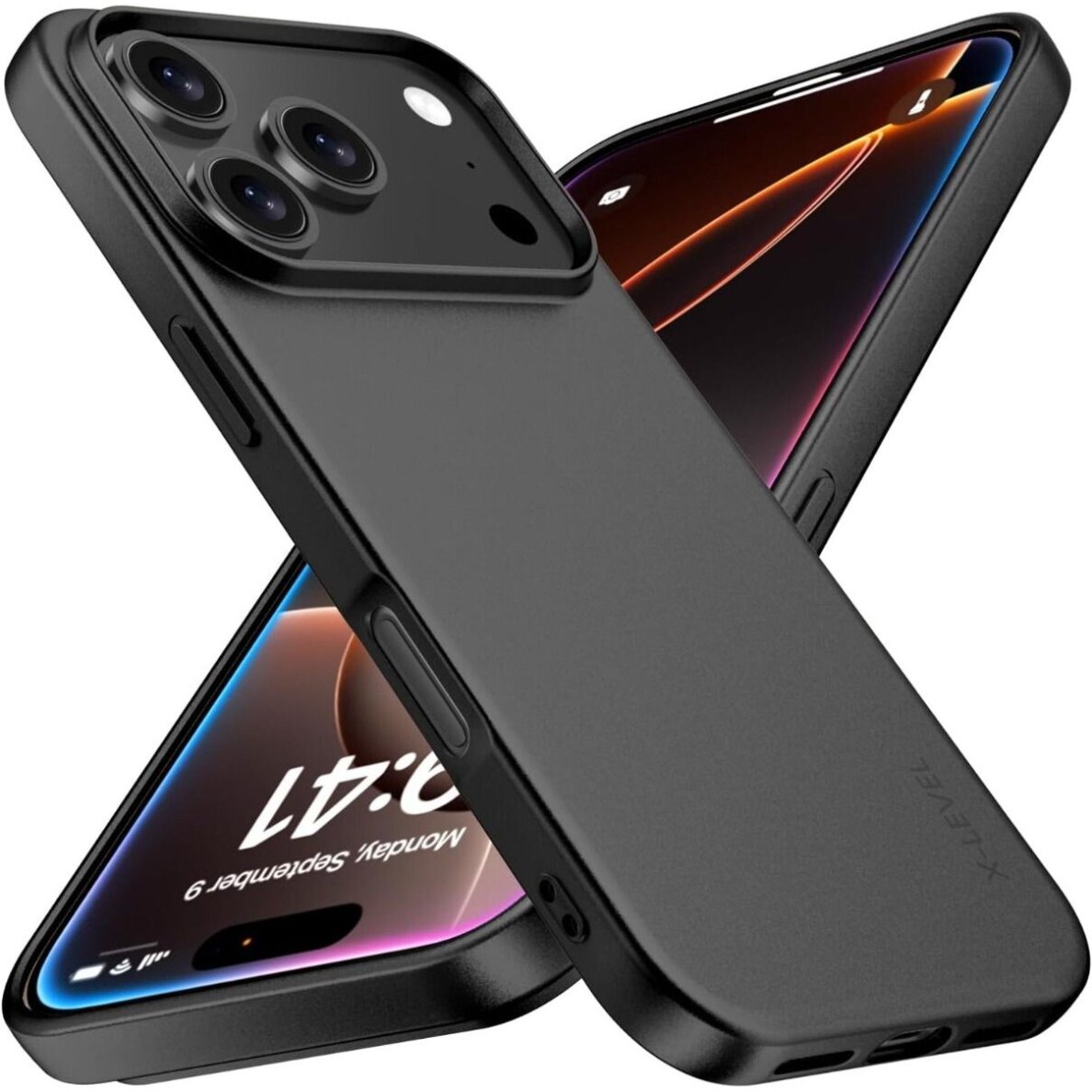 iPhone 17 Pro X-Level Guardian dėklas – juodas