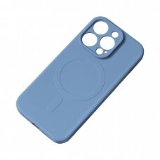 Dėklas Silicone Magsafe iPhone 14 Plus - Tamsiai mėlynas