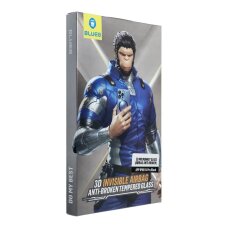 iPhone 17 5D Mr. Monkey Glass (Airbag Anti-Broken) LCD apsauginis stikliukas – juodas