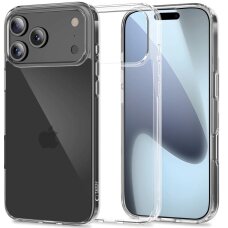 iPhone 17 Pro Tech-Protect Flexair Hybrid dėklas – skaidrus