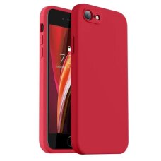 iPhone 16e – Liquid Silicone 1.5mm dėklas - Raudonas