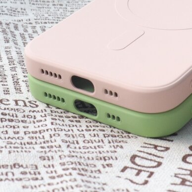 Dėklas Silicone Magsafe iPhone 14 Plus - Purpurinis 6