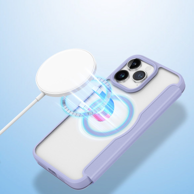 Dėklas Dux Ducis Skin X Pro Magnetic MagSafe iPhone 15 Pro Max - Purpurinis 8 Dėklas Dux Ducis Skin X Pro Magnetic MagSafe iPhone 15 Pro Max - Purpurinis 8