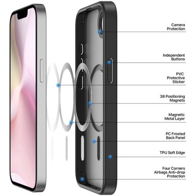 iPhone 16e Dux Ducis Yind dėklas – juodas 1
