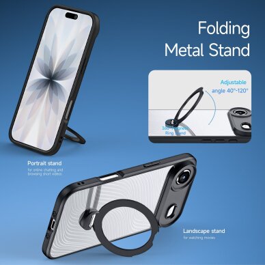 iPhone 17 Air Dux Ducis Aimo Magnetic Stand dėklas 2