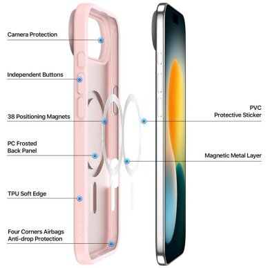 iPhone 17 Air Dux Ducis Yind dėklas – rožinis 2