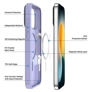 iPhone 17 Pro Dux Ducis Yind dėklas – violetinis 1 iPhone 17 Pro Dux Ducis Yind dėklas – violetinis 1