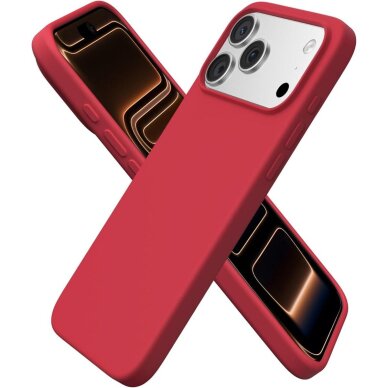 iPhone 17 Pro Max X-Level Guardian dėklas – tamsiai raudonas iPhone 17 Pro Max X-Level Guardian dėklas – tamsiai raudonas