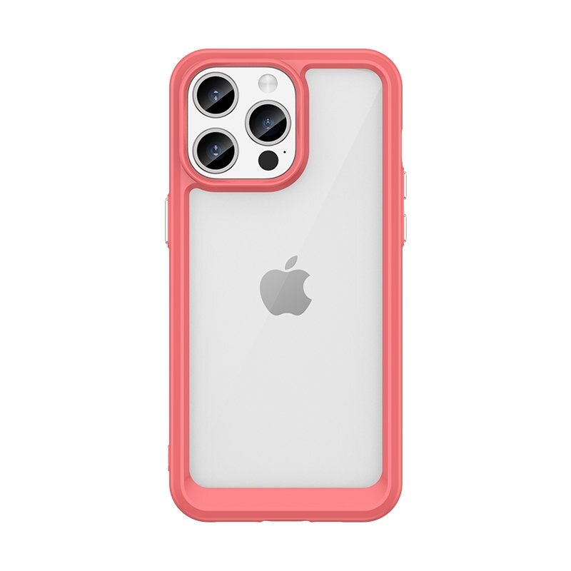 Dėklas Outer Space iPhone 15 - Raudonas Dėklas Outer Space iPhone 15 - Raudonas