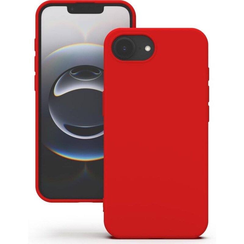 iPhone 16e Mercury LSR Soft dėklas – raudonas