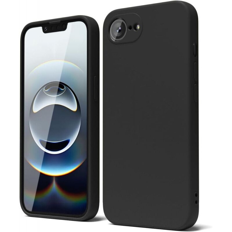 iPhone 16e – Soft silicone by X-level dėklas - Juodas