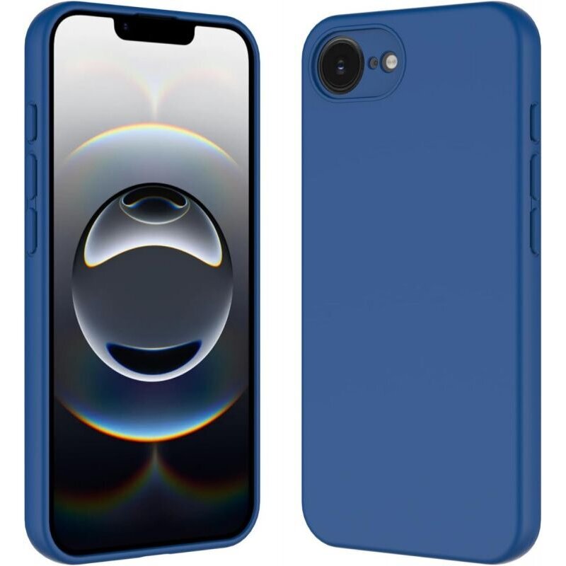 iPhone 16e – Soft silicone by X-level dėklas - Tamsiai mėlynas