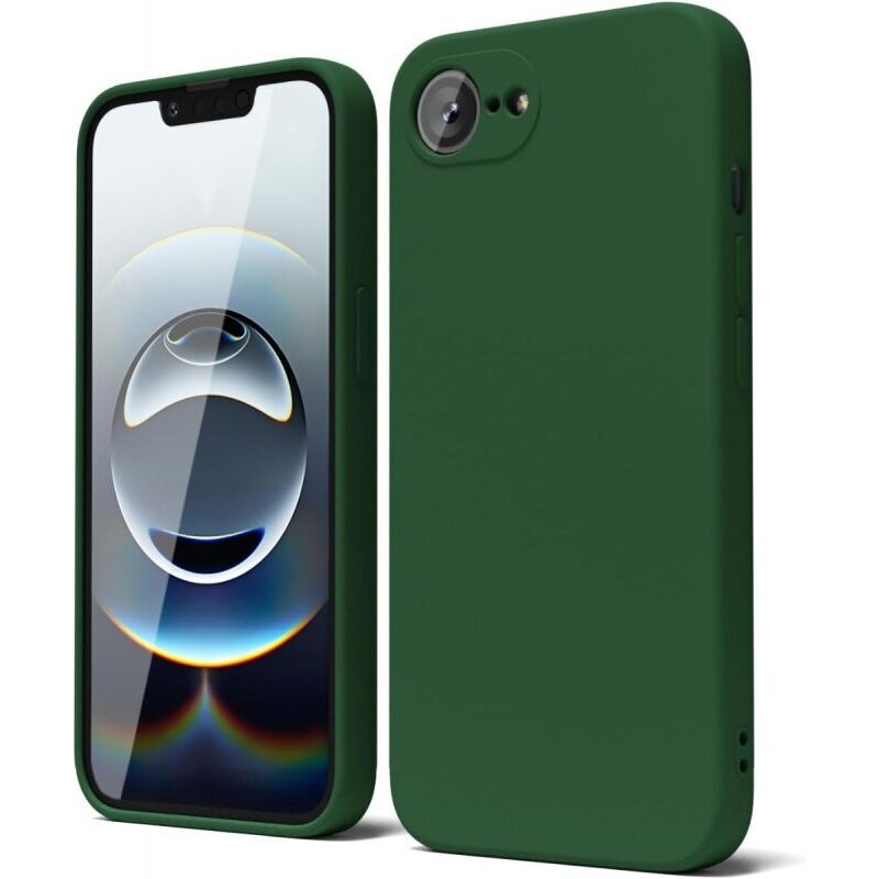 iPhone 16e – Soft silicone by X-level dėklas - Tamsiai žalias iPhone 16e – Soft silicone by X-level dėklas - Tamsiai žalias