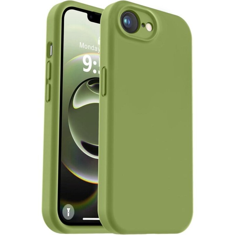 iPhone 16e – Liquid Silicone 1.5mm dėklas - Mėtinis