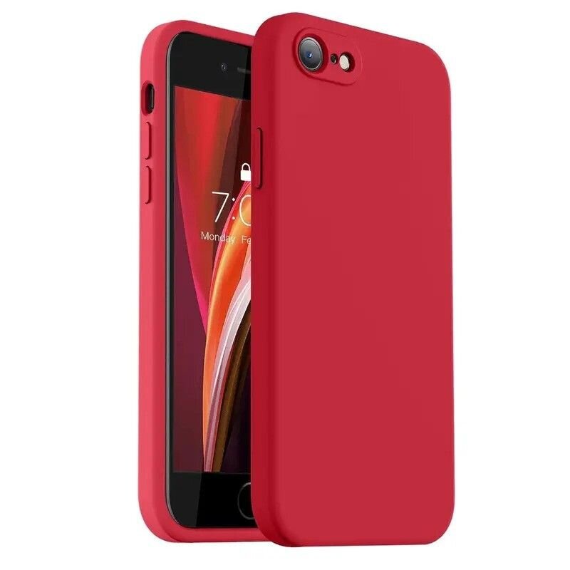 iPhone 16e – Liquid Silicone 1.5mm dėklas - Raudonas iPhone 16e – Liquid Silicone 1.5mm dėklas - Raudonas