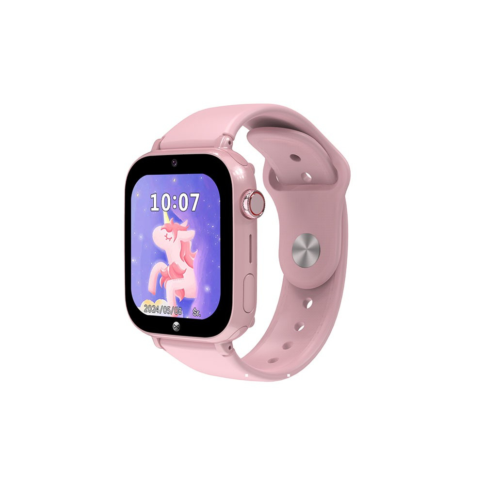 Forever Smartwatch GPS WiFi 4G Kids Look Me! 3 KW-520 išmanusis laikrodis vaikams - rožinis