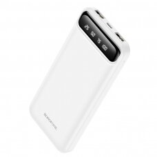 Išorinė baterija Power Bank Borofone BJ14 Type-C microUSB 2*USB (2A) 10000mAh balta