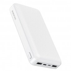 Išorinė baterija Power Bank Borofone BJ3A Type-C microUSB 2*USB (2A) 20000mAh balta