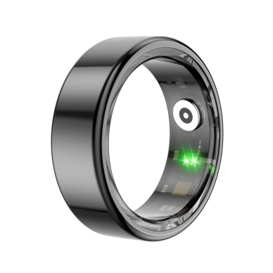 Išmanusis žiedas Maxlife MXSR-100 juodas (8 dydis/18.3 mm)