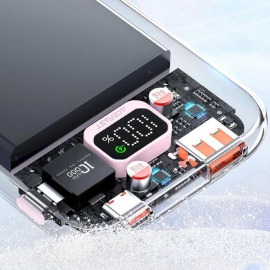 Išorinė baterija Acefast išorinė baterija (powerbank) 10000mAh Sparkling Series fast charging 30W pilkos spalvos (M1) 13 Išorinė baterija Acefast išorinė baterija (powerbank) 10000mAh Sparkling Series fast charging 30W pilkos spalvos (M1) 13