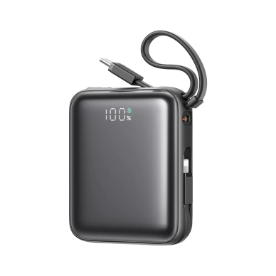 Išorinė baterija Power Bank Joyroom JR-PBF27 22.5W Mini 10000mAh juoda