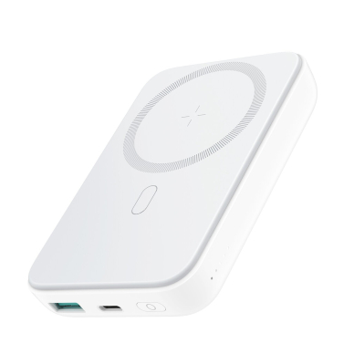 Išorinė baterija Power Bank Joyroom JR-W020 20W Magnetic Wireless 10000mAh balta