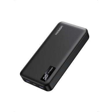 Išorinė baterija Power Bank Ugreen PB313 20W 20000mAh (25683) juoda Išorinė baterija Power Bank Ugreen PB313 20W 20000mAh (25683) juoda