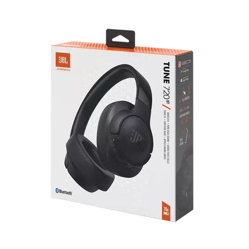 JBL Tune 720BT on-ear wireless ausinės - Juodas 4 JBL Tune 720BT on-ear wireless ausinės - Juodas 4