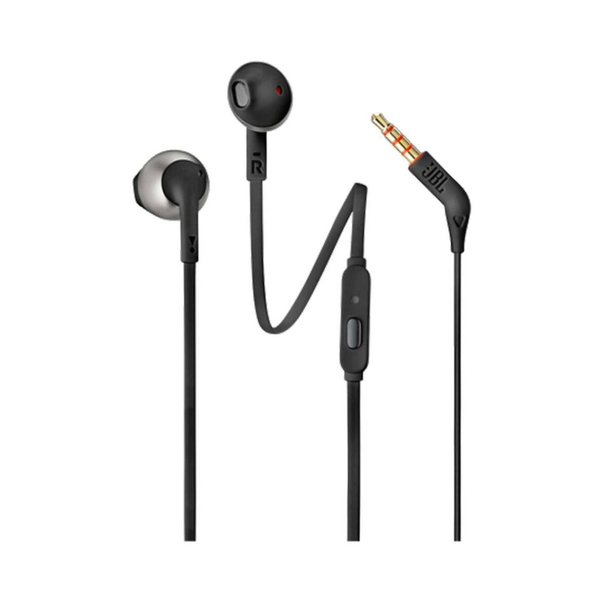 Laidinės ausinės JBL T205 In-Ear su 3.5 mm Mini Jack jungtimi – juodos Laidinės ausinės JBL T205 In-Ear su 3.5 mm Mini Jack jungtimi – juodos